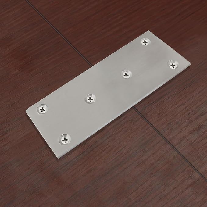 Bonsicoky Flat Straight Brace Brackets, Fixing Mending Joining Plates, Shelf - Image 4