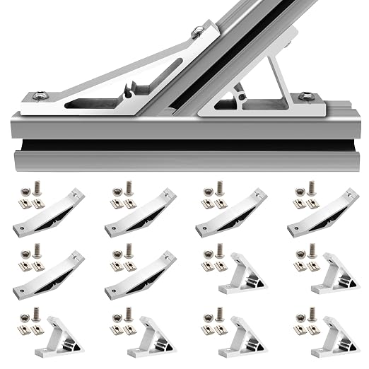 12pcs 3030 45/135 Degree Corner Bracket Connector 3030 Extrusion Hardware by SeekLiny
