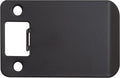 Round Corner Extended Lip Strike Plate, 2-1/4" x 3", Matte Black by StoneHarborHardware