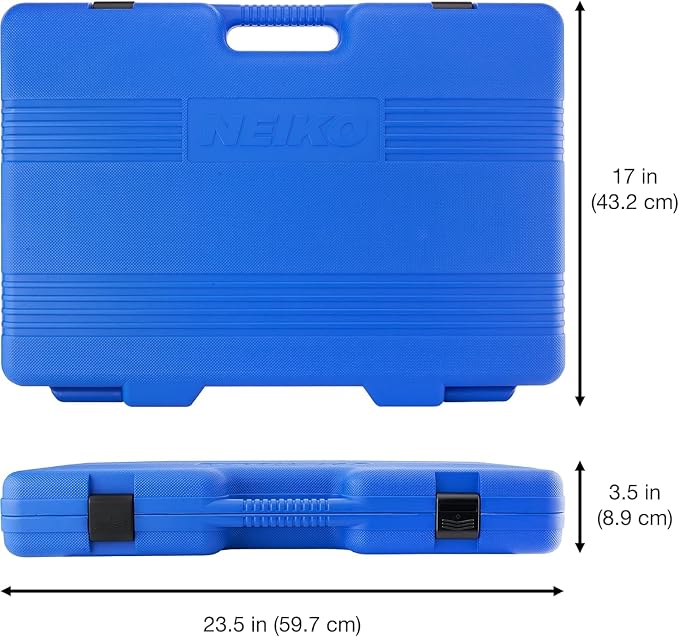 Neiko 02472A 3/8-Inch-Drive Colored Mechanics Tool Ratchet, Socket Set - Image 4