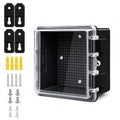 Junction Box IP67 Waterproof Electrical Box ABS Plastic Hinged Shell by LeMotech