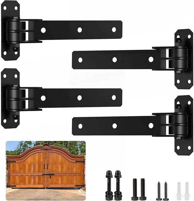 Heavy Duty Gate Hinges, 900 Lbs Capacity and Built-in Ball Bearings | 13" by WEIGREAT
