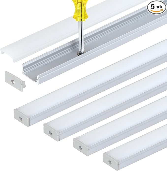 Armacost Lighting LED Tape Light Mounting Channel, Easy Surface Mount, by ArmacostLighting