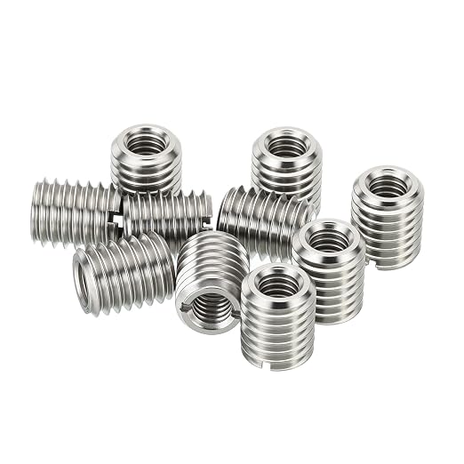 10Pcs Thread Adapter Sleeve Reducing Nut, M10 M to M6 F, 12mm Length | M10 x by HIPICCO