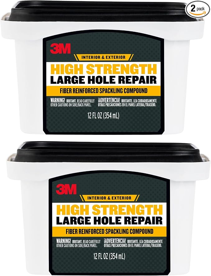 3M High Strength Fiber Reinforced Spackling Compound, 12 oz, Fast-Drying Wall by Unknown