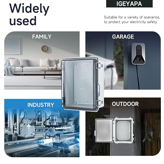 Junction Box Outdoor Waterproof Electrical Box IP67 ABS Project Enclosure | - Image 6