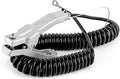 Ground Cable Clamp, 16.4FT Coiled Grounding Wire, Aluminum Alloy Anti Static by VQP