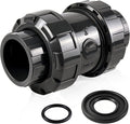 3" PVC True Union Check Valve, Sch 80 Full Port Slip Socket Ball Check Valve by Boltigen