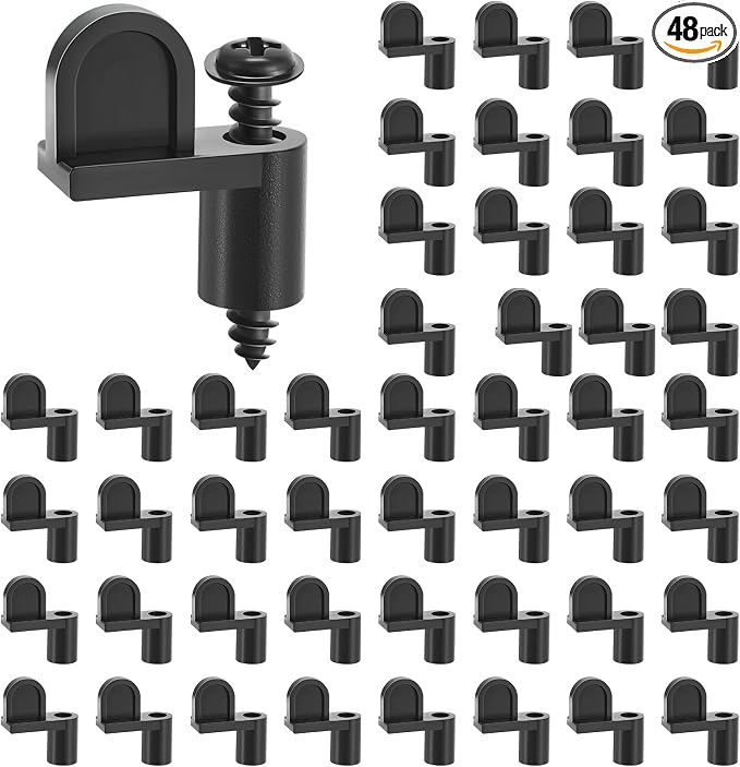 Blulu 48 Pack 3/8 in Nylon Window Screen Clip by Blulu