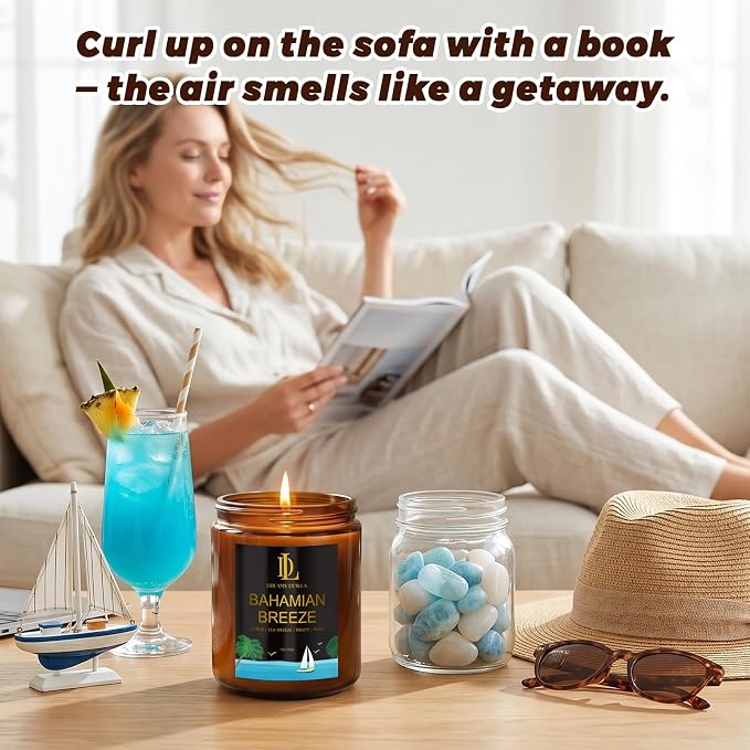 Scented Candles Set, 4 Pack Soy Candles - Image 6