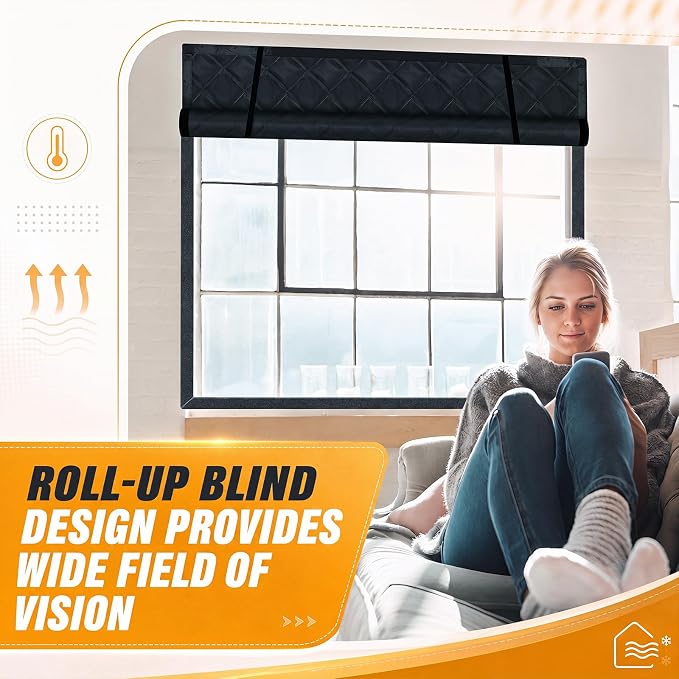 Beeveer Visible Thermal Window Attic Insulation Kit, Oxford Cotton | - Image 4