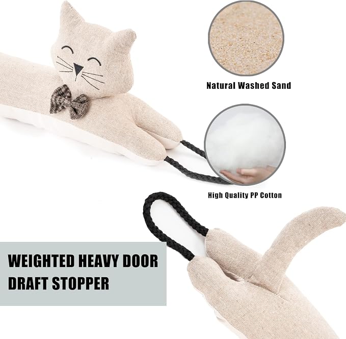 Under Door Draft Stopper Decorative Wind Stopper 38 inch - Image 4