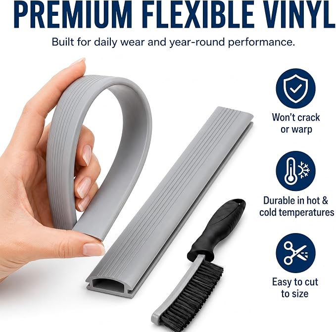 2-Pack 36 Inch Door Threshold Seal Replacement Insert, Door Threshold Strip & - Image 5