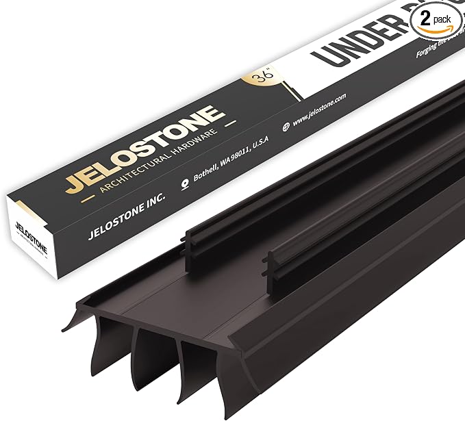 2-Pack 36" Kerf Door Bottom Seal Replacement, SGS & Intertek Tested, Easy by JELOSTONE