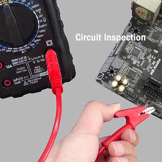 Banana Plug to Crocodile Clip Test Leads Wire 4mm Banana Plug Test Leads | - Image 2