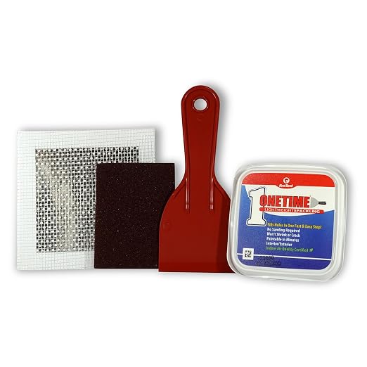 Red Devil 0549 ONETIME Lightweight Spackling Patch-A-Wall Kit, 1/2 Pint - Image 7