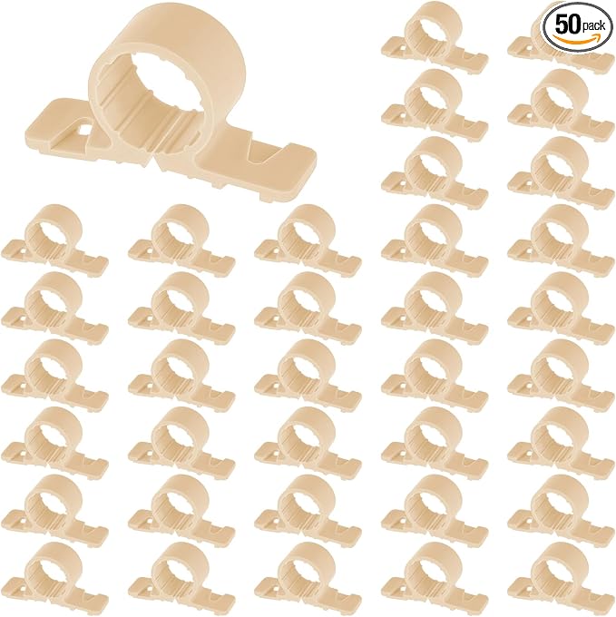 Briwooody 50 Pack 3/4 Inch Pex Pipe Clamps Pipe Supports Suspension Clamps | by Briwooody
