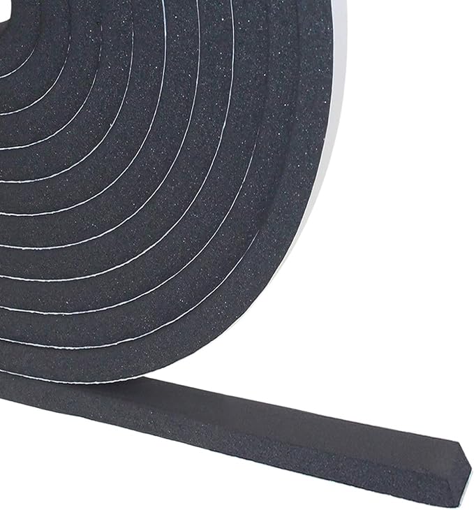 DGSL Foam Weather Stripping, 1/2" x1/4", 33Ft Door Window Seal Tape | Self by DGSL