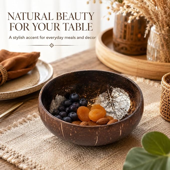 Natural Coconut Bowl Key Decorative - Image 5