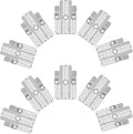 Drywall Repair Clips 10pcs by BESPORTBLE