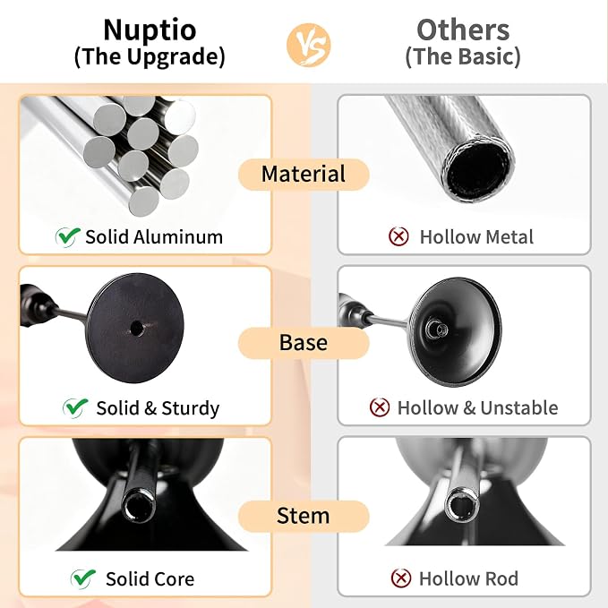 NUPTIO Halloween Candle Holder for Candlestick: Solid Aluminum - Image 4
