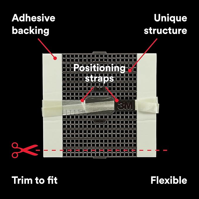 3M High Strength Repair Plate, 4 Pack | Wall And Ceiling Hole Repair Backer - Image 6