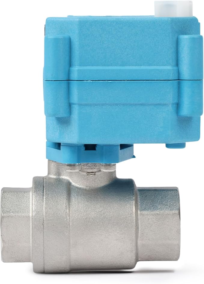 U.S. Solid 1/2inch Stainless Steel Motorized Ball Valve, Full Port, IP67 - Image 4