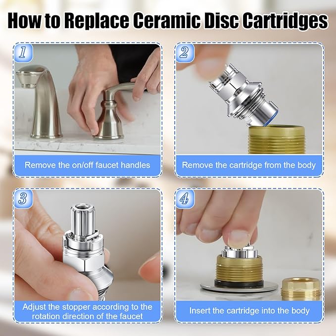 Enhon 2 Pack Ceramic Disc Cartridge Compatible - Image 6