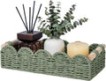 CubesLand Toilet Paper Storage Basket Organizer, Small Wicker Decor Basket | by CubesLand
