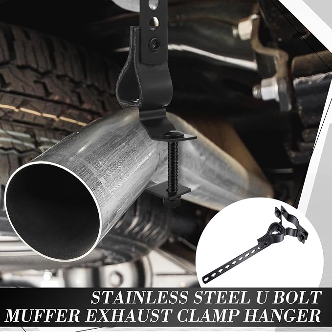 Geetery 2 Pcs Universal Exhaust Hangers Muffler Hanger, Rv Style, Heavy Duty - Image 5