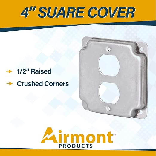 1-Gang Duplex Receptacle Electrical Box Cover - Image 3