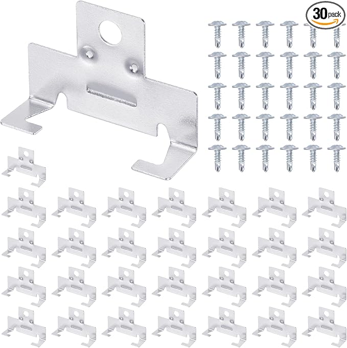 PATIKIL 30 Pcs Recessed Light Clips Downlight Housing C Clips, 304 Stainless by PATIKIL