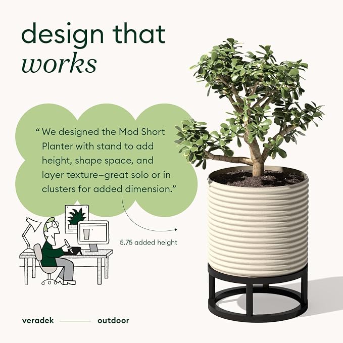 Veradek Mod Series Short Raised Planter - Image 3