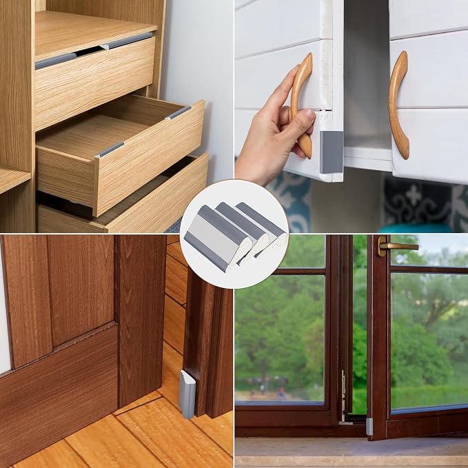 Kneelisa 118” Wedge-Shape Foam Window Weather Stripping Door Seal | - Image 6