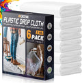 Axgatoxe 12 x 9 Ft Plastic Drop Cloths by AXgatoxe