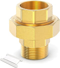 1PCS Brass Union，1" NPT Male x 1" NPT Female Brass Pipe Fitting by TAISHER