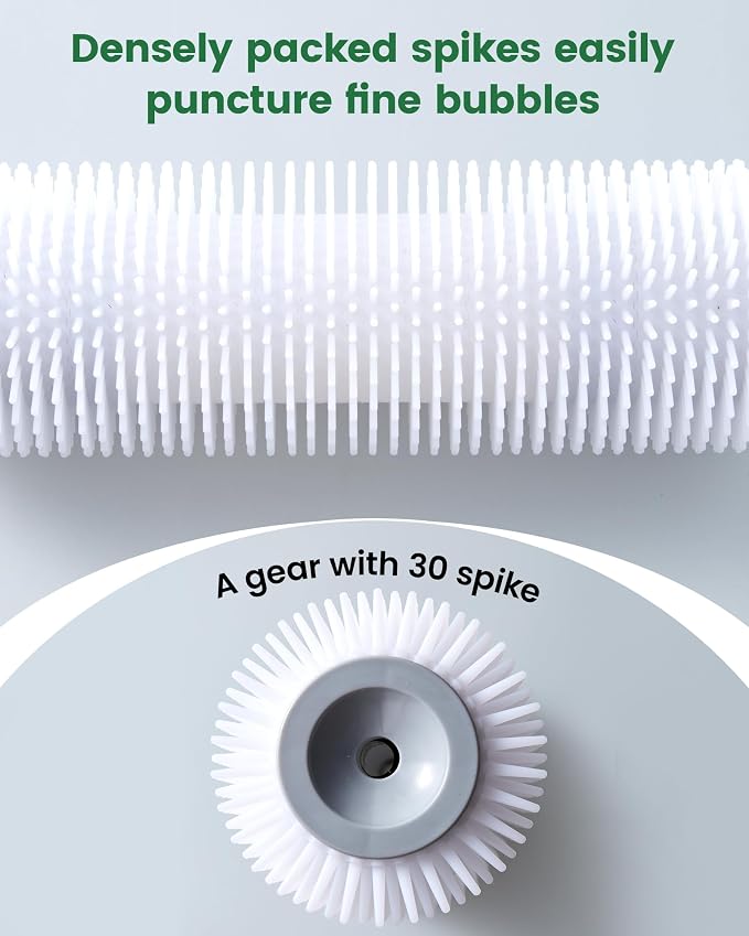 VOOMEY 9 Inch Spiked Roller for Epoxy Floor & Self Leveling Cement | Removes - Image 3