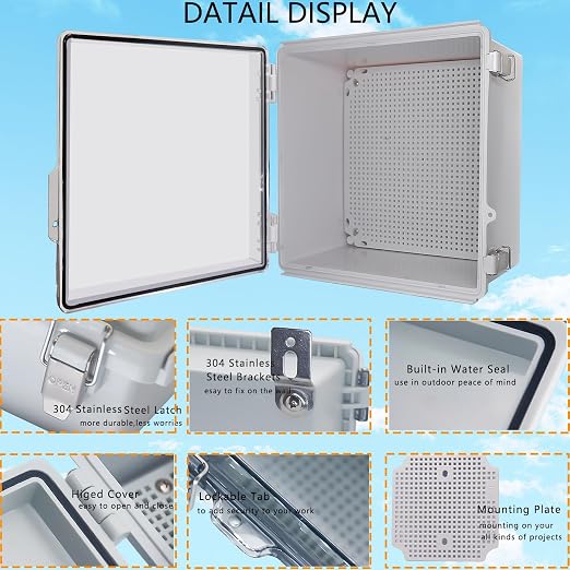 Waterproof Junction Box, ABS Plastic Electrical Box - Image 3