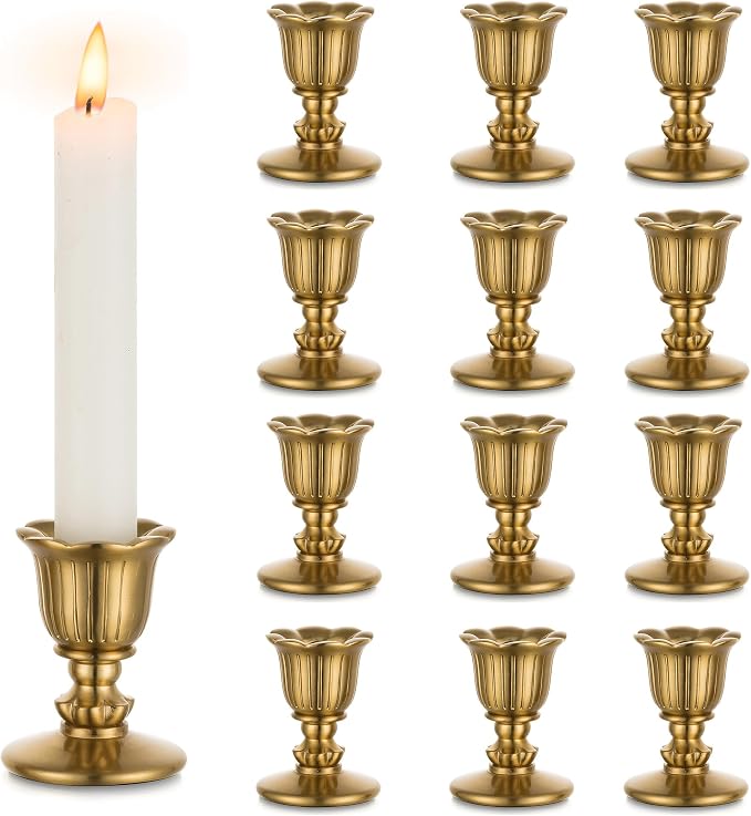 Vintage Candlestick Candle Holders Brass by ROMADEDI