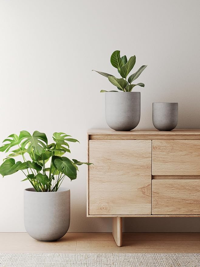 LE TAUCI 10 Inch Plant Pot, Ceramic Pots - Image 3