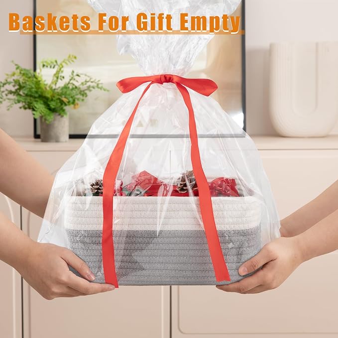 OIAHOMY 4 PACK 12L Storage Baskets - Image 5