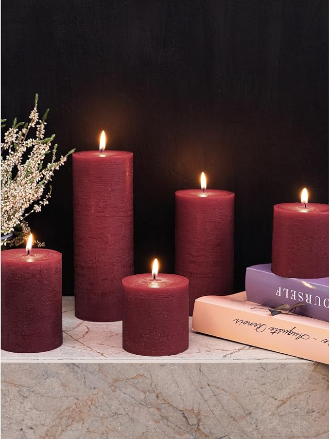 3x3 Pillar Candles Set of 3 - Image 6
