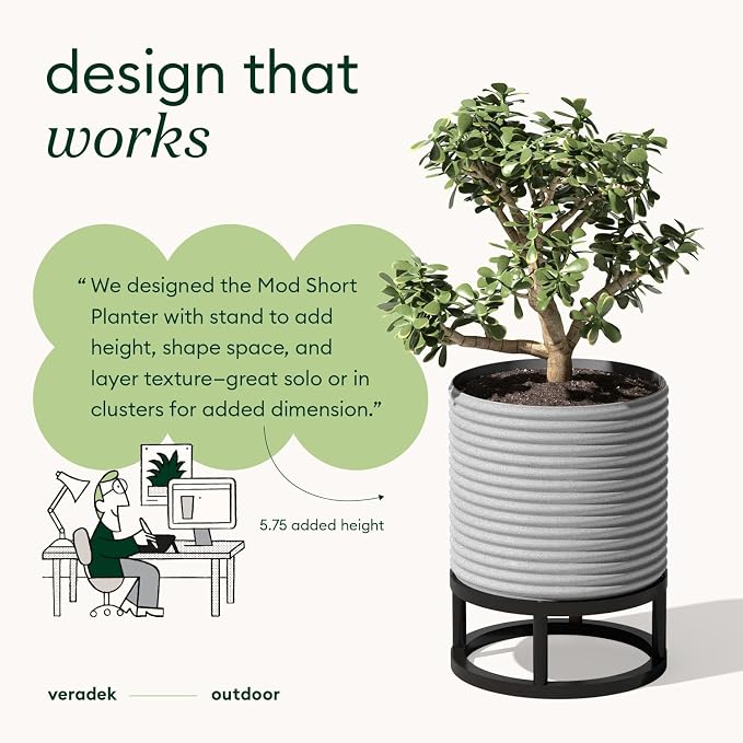 Veradek Mod Series Short Raised Planter - Image 3