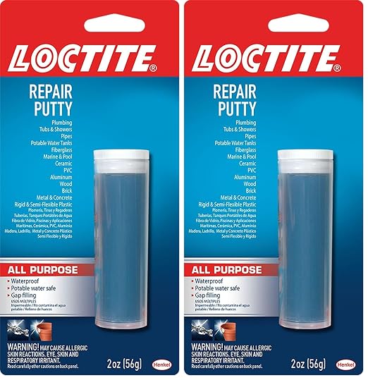Loctite Epoxy Multi Purpose Repair Putty, 2 oz Stick, 2 Pack by Loctite