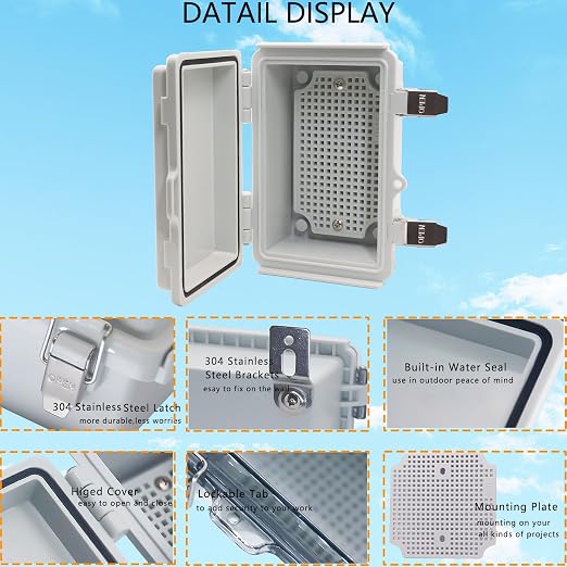 Waterproof Junction Box, ABS Plastic Electrical Box - Image 3