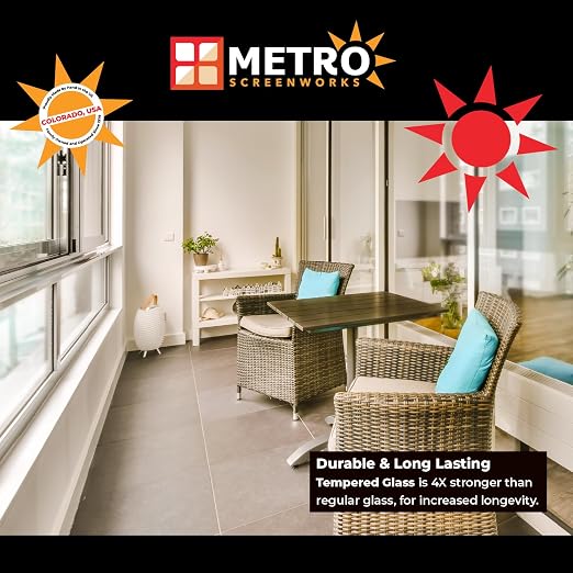 Metro Screenworks Custom Tempered Glass Panel - Image 3