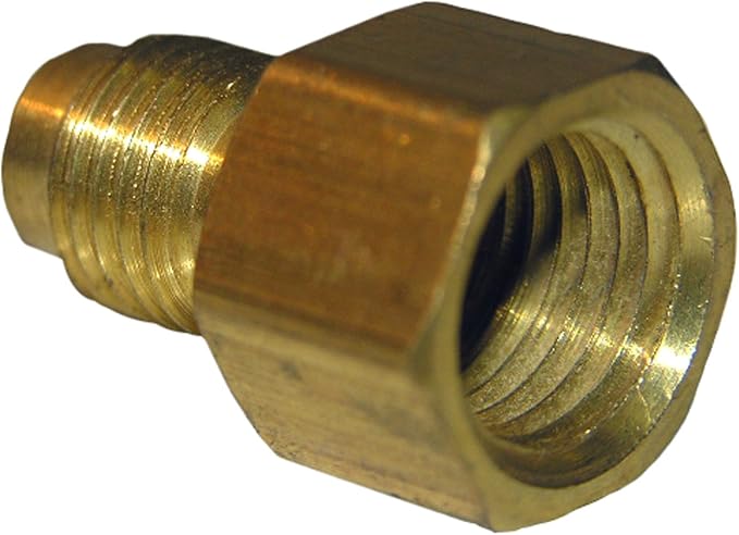 LASCO 17-4613 1/4-Inch Flare by 3/8-Inch Female Pipe Thread Brass Adapter by LASCO