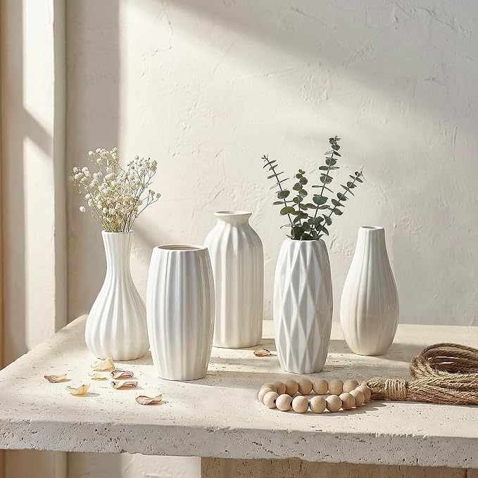 BEAHOT Ceramic Bud Vase Set of 12 - Image 3