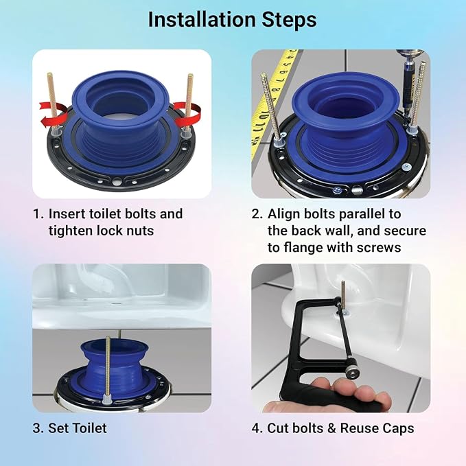 One N Done Toilet Flange Repair Kit - Image 4