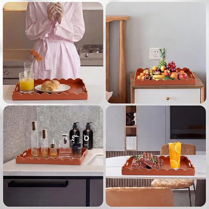 AGIOTA Coffee Table Trays for Living Room Serving Tray - Image 7